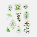 BGM Deco Sticker Decoration Post Office Garden Green