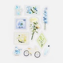 BGM Deco Sticker Decoration Post Office Garden Flower Card