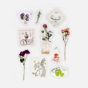 BGM Deco Sticker Decoration Post Office Garden Dried Flower