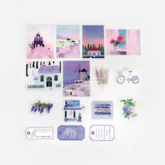 BGM Deco Sticker Decoration Island Encounter Lavender