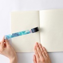 KOHAKU Green Flesh Transparency Washi Tape 20mm Starry Night