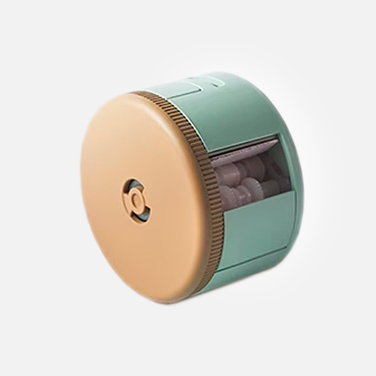 KOKUYO Bobbin Masking Tape Case with Cutter Blue Green