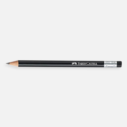 FABER-CASTELL Perfect Black Graphite Pencil B