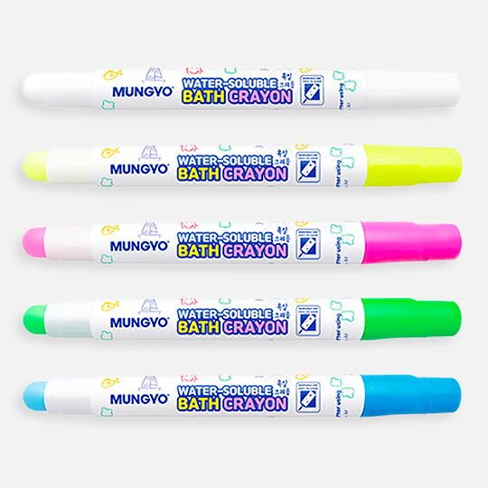 MUNGYO Bath Crayon Set x 5