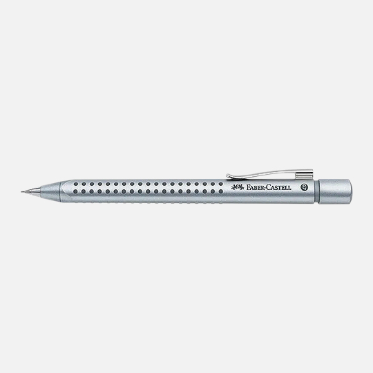 FABER-CASTELL Grip 2011 SIlver Mechanical Pencil 0.7mm