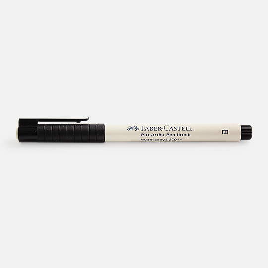 FABER-CASTELL Pitt Brush Pen Warm Grey I