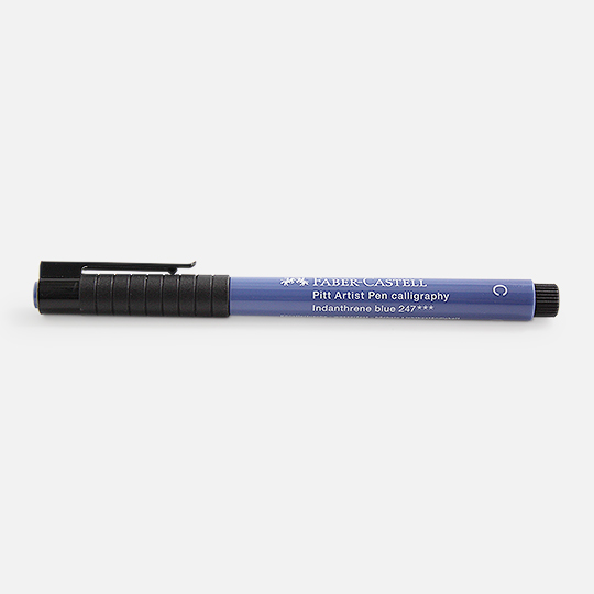 FABER-CASTELL Pitt Calligraphy Pen Indianthrene Blue