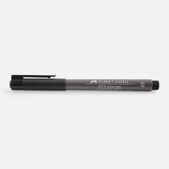 FABER-CASTELL Pitt Soft Brush Pen Warm Grey V