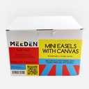 MEEDEN Pine A-Frame Table Easel x 24 (Canvas Board 4” x 4” Included)