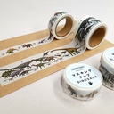 OKINA Dinosaur Washi Tape 30mm x 7m Tyrannosaurus