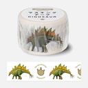 OKINA Dinosaur Washi Tape 30mm x 7m Stegosaurus