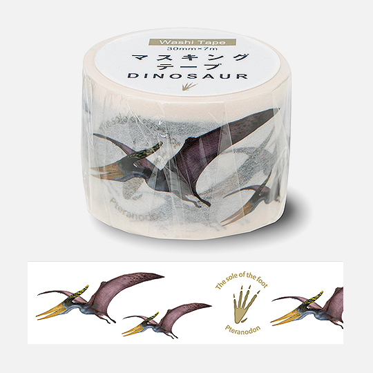 OKINA Dinosaur Washi Tape 30mm x 7m Pteranodon