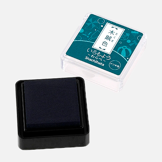 SHACHIHATA Iromoyou Mini Ink Pad Kizuki-iro