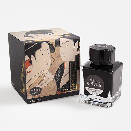 NAKABAYASHI Taccia Ukiyoe Fountain Pen ink 40ml Usuzumi