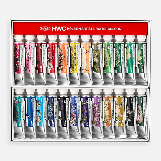 HOLBEIN Higuchi Yuko Artist Watercolor Set x 24