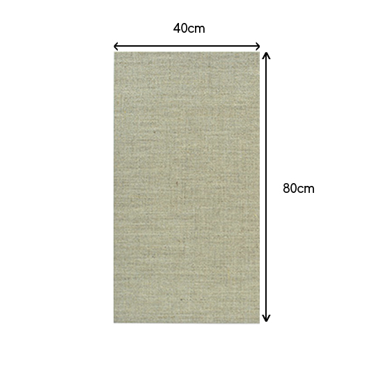 PEBEO 3D Raw Linen Canvas 330gsm 3cm x 40cm x 80cm