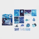 BGM Travel Diary Deco Sticker Phantom Journey Galaxy