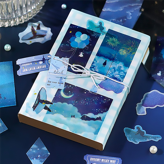 BGM Travel Diary Deco Sticker Phantom Journey Galaxy
