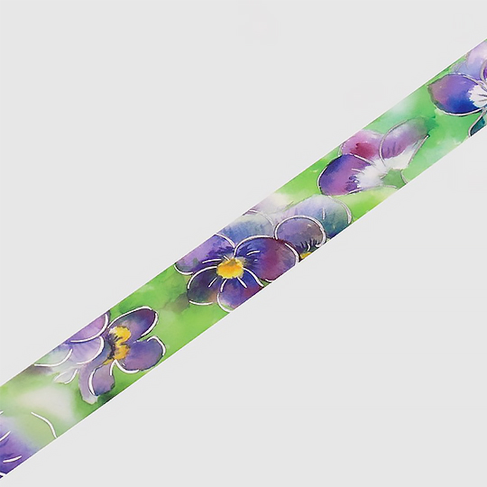 BGM Washi Tape 20mm Flower Violet