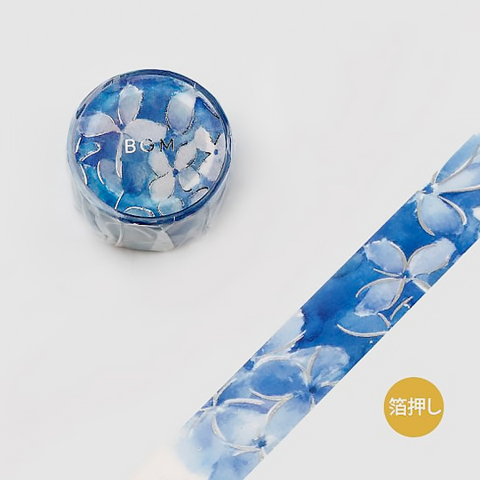 BGM Washi Tape 20mm Flower Hydrangea