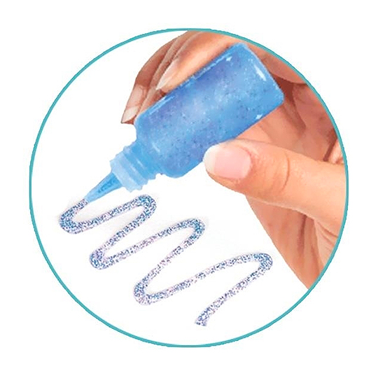 CRAFT MEDLEY EZ Squeeze Glitter Glue Applicator 20ml x 3