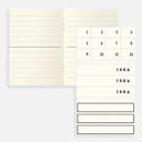 MIDORI MD Lined Notebook Light 52gsm A7 x 48 x 3