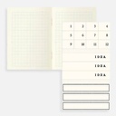 MIDORI MD Grid Notebook Light 52gsm A7 x 48 x 3