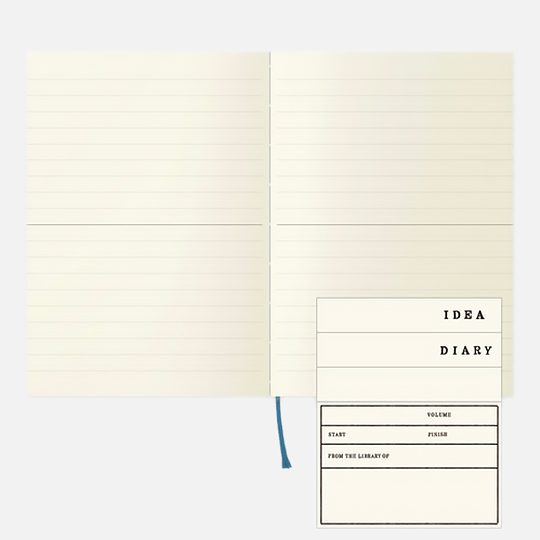 MIDORI MD Lined Notebook 52gsm A6 x 88