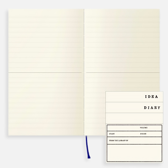 MIDORI MD Lined Notebook 52gsm B6 Slim x 88