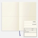 MIDORI MD Lined Notebook 52gsm B6 Slim x 88