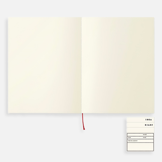 MIDORI MD Blank Notebook 52gsm A4