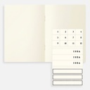 MIDORI MD Blank Notebook Light 52gsm A6 x 48 x 3