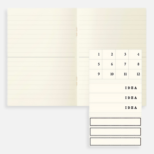 MIDORI MD Lined Notebook Light 52gsm A6 x 48 x 3