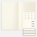 MIDORI MD Blank Notebook Light 52gsm B6 x 48 x 3