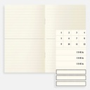 MIDORI MD Lined Notebook Light 52gsm B6 x 48 x 3