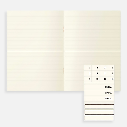 MIDORI MD Lined Notebook Light 52gsm A5 x 48 x 3