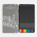 FABER-CASTELL Black Edition Color Pencil Tin Set x 12