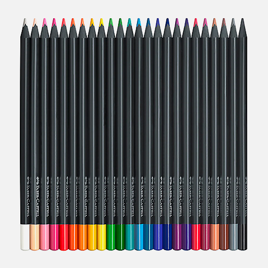 FABER-CASTELL Black Edition Color Pencil Set x 24