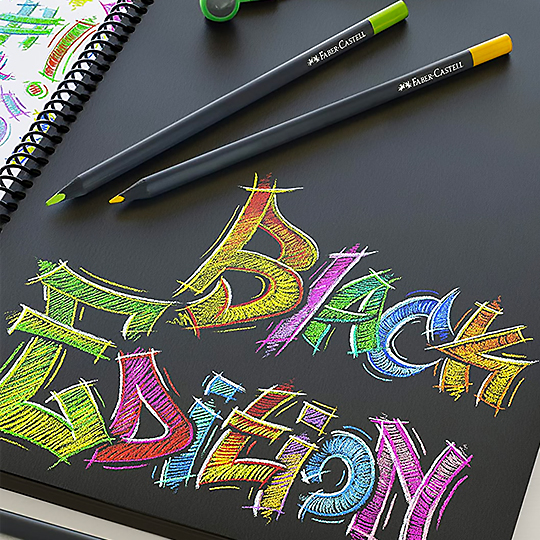 FABER-CASTELL Black Edition Color Pencil Set x 24