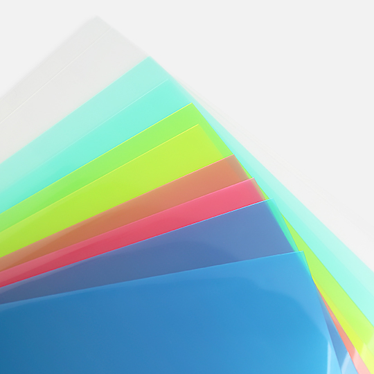 NAKABAYASHI 5-Color Clear Holder A4 x 10