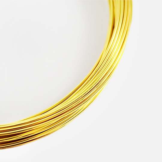 OVJ Aluminium Wire 1mm x 10m Gold