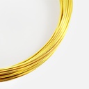 OVJ Aluminium Wire 1mm x 10m Gold