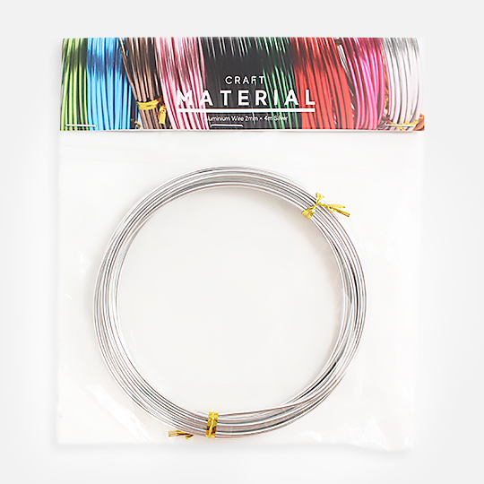OVJ Aluminium Wire 2mm x 4m Silver