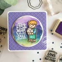 MIGHTY HANDS Clear Stamp 4” x 6” He Cares