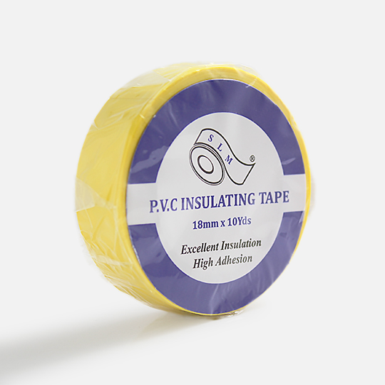 SLM PVC Insulating Tape 18mm x 10 Yards Yellow
