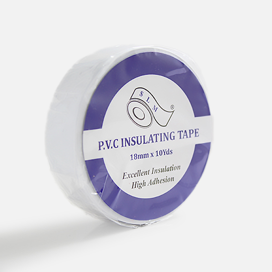 SLM PVC Insulating Tape 18mm x 10 Yards White