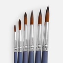 FABER-CASTELL Brown Nylon Round Brush 12