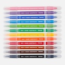 KOH-I-NOOR Twins Fibre Pen Set x 12