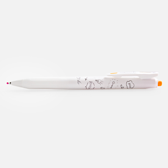 ZEBRA Sarasa-R White Series Roller Pen 0.4mm Orange