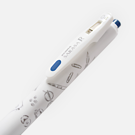 ZEBRA Sarasa-R White Series Roller Pen 0.4mm Blue Gray